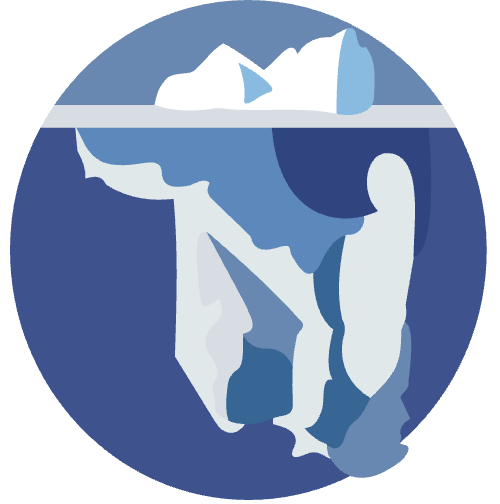 Wikisource's iceberg logo